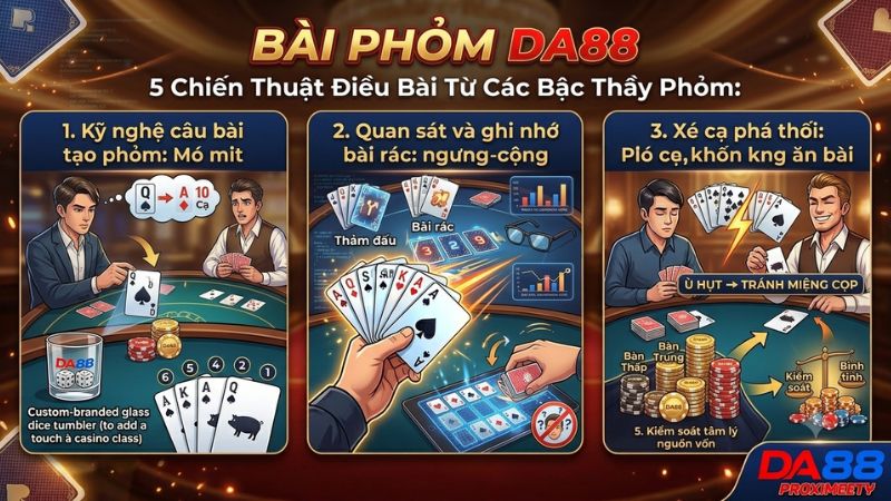 Các mẹo câu bài và tính toán logic giúp nâng cao tỷ lệ chiến thắng khi chơi Phỏm trực tuyến