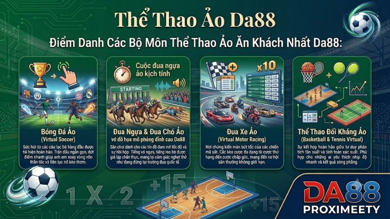 Điểm Danh Các Bộ Môn Thể Thao Ảo Ăn Khách Nhất Da88