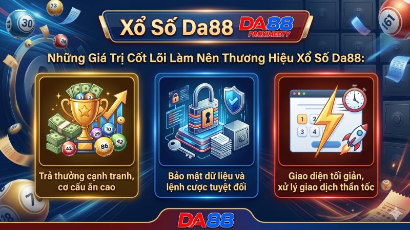 Những Giá Trị Cốt Lõi Làm Nên Thương Hiệu Xổ Số Da88