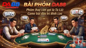 Người chơi tham gia sát phạt game bài Tá Lả trực tuyến trên hệ thống nhà cái Da88.