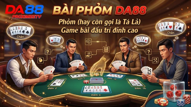 Người chơi tham gia sát phạt game bài Tá Lả trực tuyến trên hệ thống nhà cái Da88.
